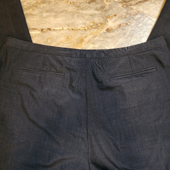 Brooks 346 EUC gray lightweight wool blend pants 10 - Picture 6 of 9